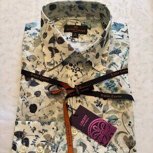 SIMON CARTER London. Men's shirt. Size 16 (41 cm)